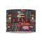 Barbeque 8" Drum Lampshade - FRONT (Poly Film)