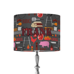 Barbeque 8" Drum Lamp Shade - Fabric (Personalized)