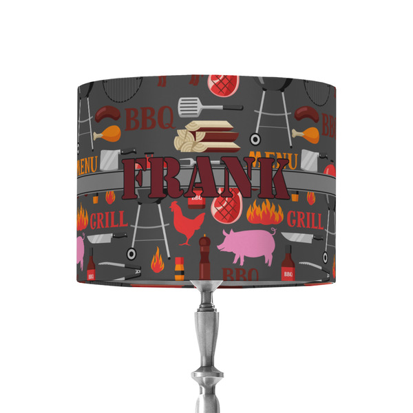 Custom Barbeque 8" Drum Lamp Shade - Fabric (Personalized)
