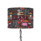 Barbeque 8" Drum Lamp Shade - Fabric (Personalized)