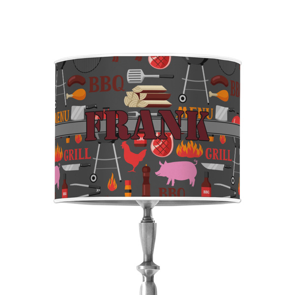 Custom Barbeque 8" Drum Lamp Shade - Poly-film (Personalized)