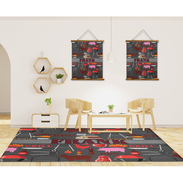 Barbeque 8'x10' Indoor Area Rugs - IN CONTEXT