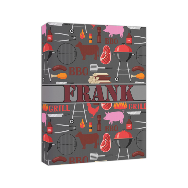 Barbeque 8x10 - Canvas Print - Angled View