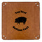 Barbeque 9" x 9" Leatherette Snap Up Tray - APPROVAL (FLAT)