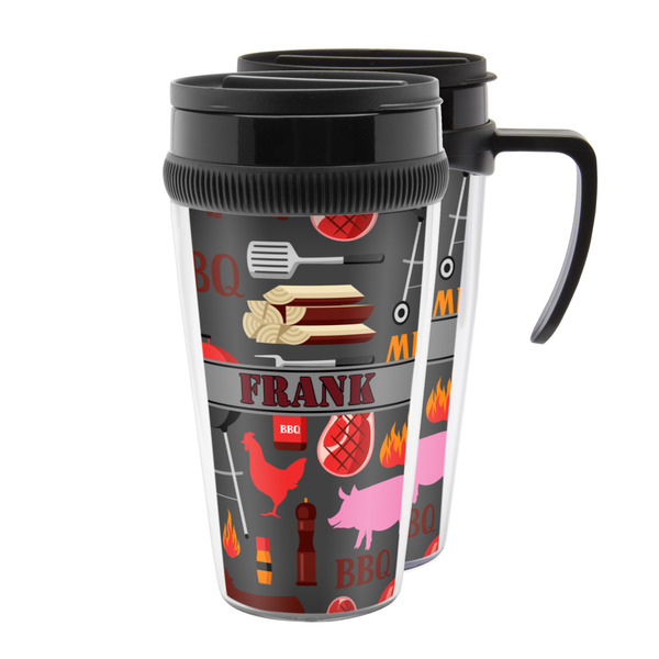 Custom Barbeque Acrylic Travel Mug (Personalized)