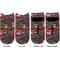 Barbeque Adult Ankle Socks - Double Pair - Front and Back - Apvl
