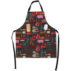 Barbeque Apron With Pockets w/ Name or Text