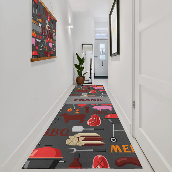 Barbeque Area Rug Sizes - In Context (vertical)