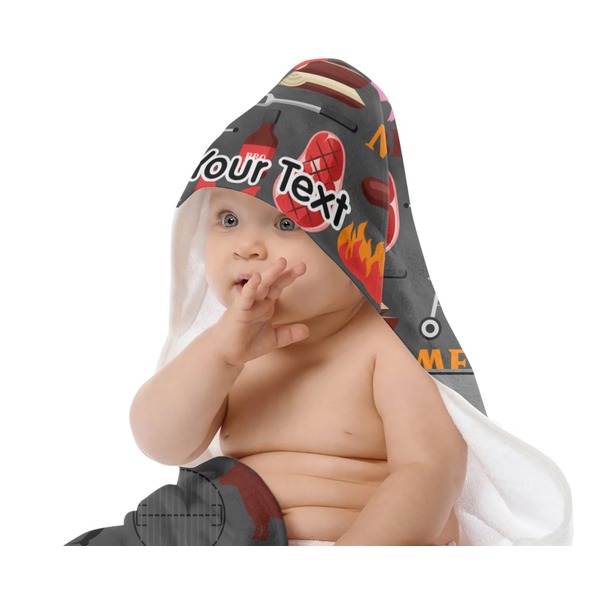 Barbeque Baby Hooded Towel on Child