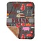 Barbeque Sherpa Baby Blanket - 30" x 40" w/ Name or Text