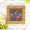 Barbeque Bamboo Trivet with 6" Tile - LIFESTYLE