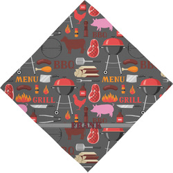 Barbeque Dog Bandana Scarf w/ Name or Text