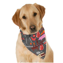 Barbeque Dog Bandana Scarf w/ Name or Text