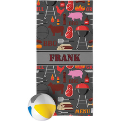 Barbeque Beach Towel (Personalized)