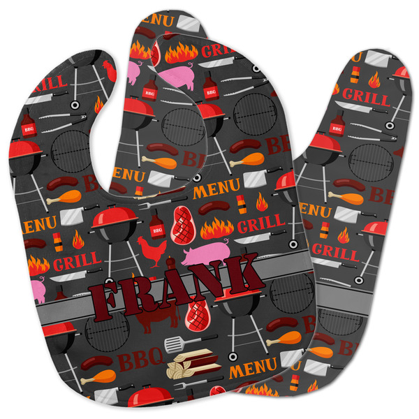 Custom Barbeque Baby Bib w/ Name or Text