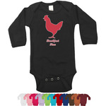 Barbeque Long Sleeves Bodysuit - 12 Colors (Personalized)