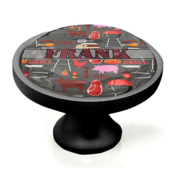 Barbeque Black Custom Cabinet Knob (Side)