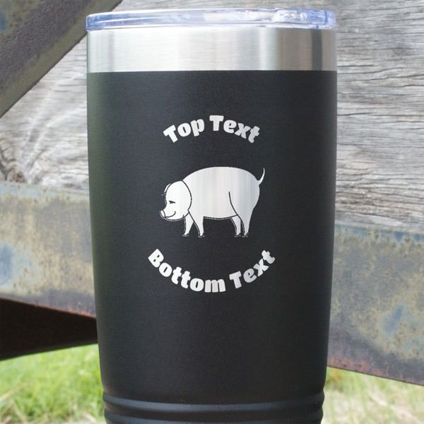 Barbeque Black Polar Camel Tumbler - 20oz - Close Up