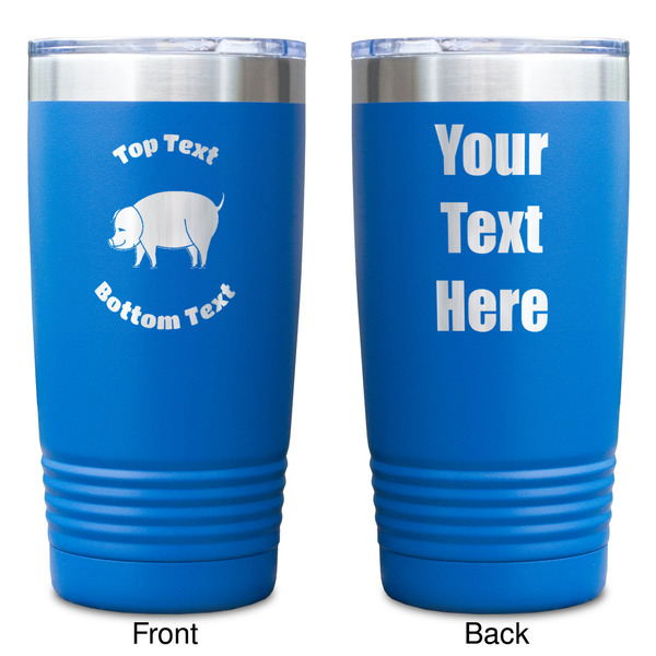 Barbeque Blue Polar Camel Tumbler - 20oz - Double Sided - Approval