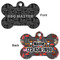 Barbeque Bone Shaped Dog ID Tag - Large - Approval