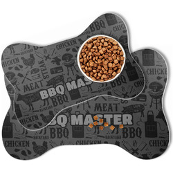 Barbeque Bone Shaped Dog Food Mat (Personalized)