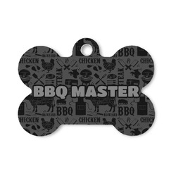 Barbeque Bone Shaped Dog ID Tag - Small (Personalized)