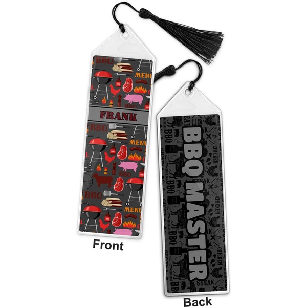 Barbeque Bookmark with tassel - Front and Back