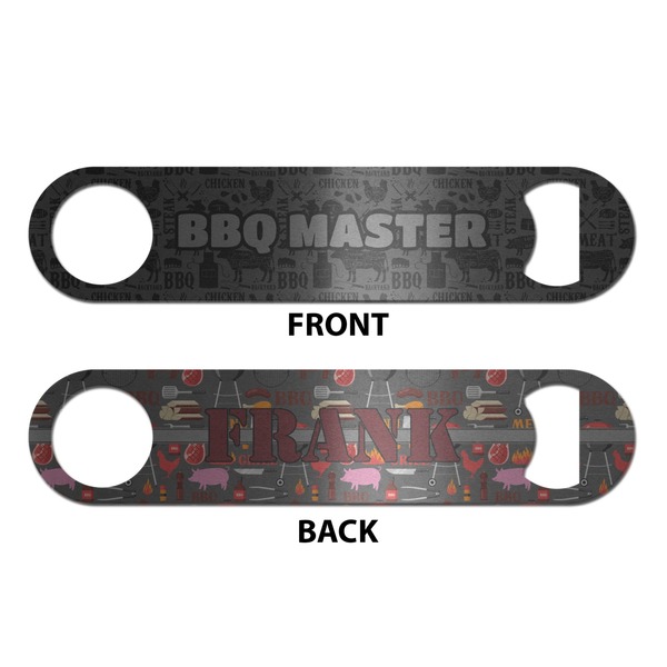 Barbeque Bottle Opener - Front & Back