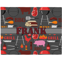 Barbeque Woven Fabric Placemat - Twill w/ Name or Text