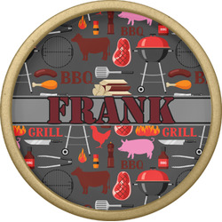Barbeque Cabinet Knob - Gold (Personalized)