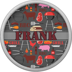 Barbeque Cabinet Knob (Silver) (Personalized)