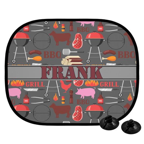 Custom Barbeque Car Side Window Sun Shade (Personalized)