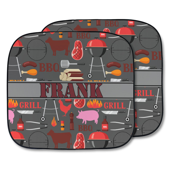 Custom Barbeque Car Sun Shade - Two Piece (Personalized)