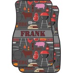Barbeque Car Floor Mats (Front Seat) (Personalized)
