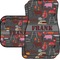 Barbeque Car Floor Mats Set - 2 Front & 2 Back (Personalized)