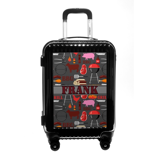 Custom Barbeque Carry On Hard Shell Suitcase (Personalized)