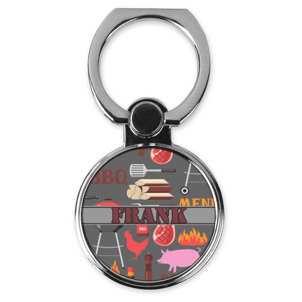 Custom Barbeque Cell Phone Ring Stand & Holder (Personalized)