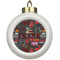 Barbeque Ceramic Ball Ornament (Personalized)