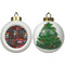 Barbeque Ceramic Christmas Ornament - X-Mas Tree (APPROVAL)