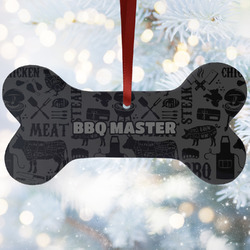Barbeque Ceramic Dog Ornament w/ Name or Text