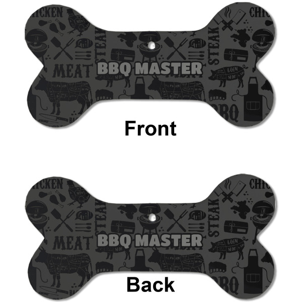 Barbeque Ceramic Flat Ornament - Bone Front & Back (APPROVAL)