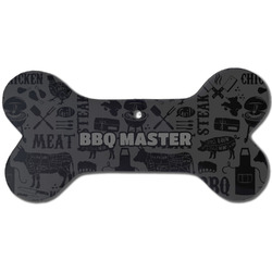 Barbeque Ceramic Dog Ornament - Front w/ Name or Text