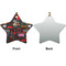 Barbeque Ceramic Flat Ornament - Star Front & Back (APPROVAL)