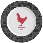 Barbeque Ceramic Dinner Plates (Set of 4) (Personalized)