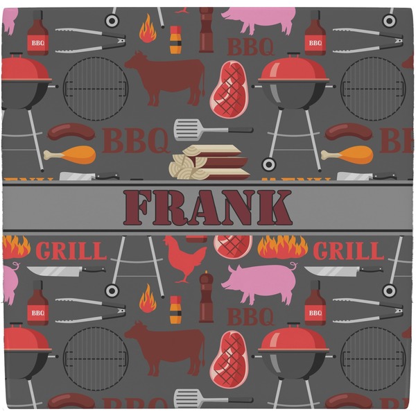 Custom Barbeque Ceramic Tile Hot Pad (Personalized)