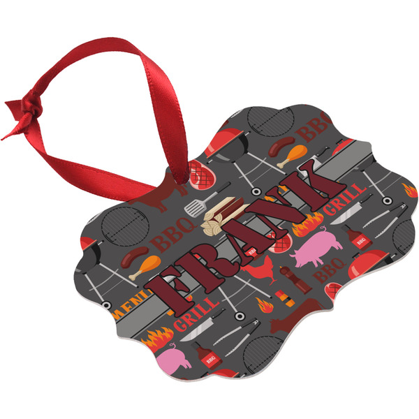 Barbeque Christmas Ornament (Angle View)