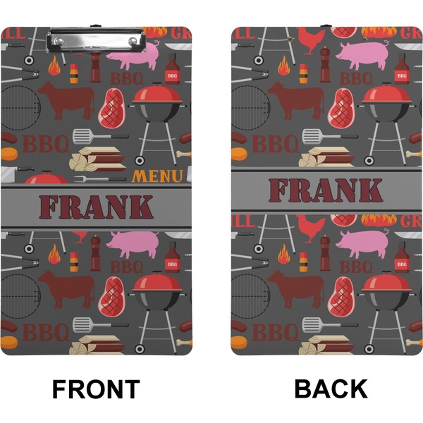 Barbeque Clipboard (Legal) (Front + Back)