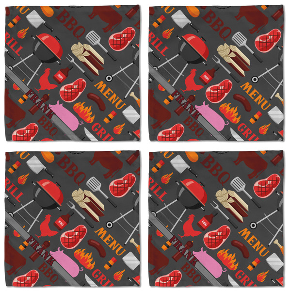 Barbeque Cloth Napkins - Personalized Lunch (APPROVAL) Set of 4