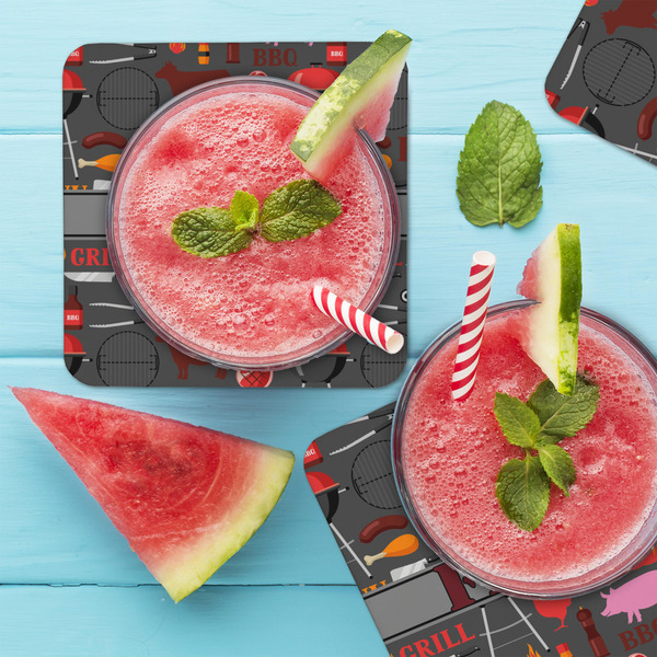 Barbeque Coaster Set - LIFESTYLE