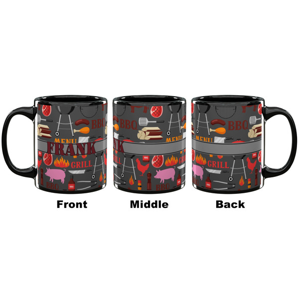 Barbeque Coffee Mug - 11 oz - Black APPROVAL